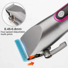 Load image into Gallery viewer, LCD Digital Display Hair Clipper Set Professional Electric Hair Trimmer Hair Cutting Machine Oil Head Carving For Men