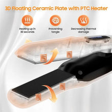 Load image into Gallery viewer, Mini Charging USB Wireless Straightening Clip Portable Clip Dual-Function Straightener& Curler Dorm Room