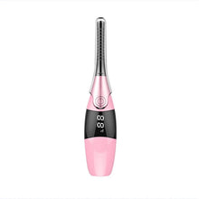 Load image into Gallery viewer, Heated Eyelash Curler Portable USB Rechargeable 4 Temperature Adjustable With LED Digital Display Styling Tool