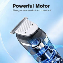 Load image into Gallery viewer, Professional 2 in 1 Hair Beard Trimmer for Men Electric Hair Cutting Machine with LCD Display Rechargeable Hair Clipper