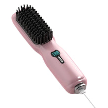 Load image into Gallery viewer, Cordless Hair Straightener Brush Hair Straightener Comb Mini Portable Straightening Comb for Travel/Home/Outdoor