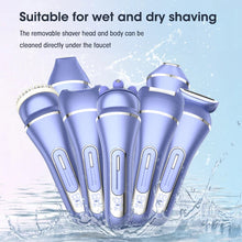 Load image into Gallery viewer, 7IN1 Electric Shaver for Womens Bikini Legs Underarm Public Hairs Rechargeable Trimmer with Detachable Head Cordless Wet Dry Use
