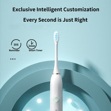 Load image into Gallery viewer, Electric Sonic Toothbrush Rechargeable for Adults 6 Modes Electronic Tooth Brushes Smart Timer with Replacement Heads Waterproof