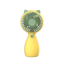 Load image into Gallery viewer, Portable Mini Fan USB Charging Handheld Cartoon Fan For Outdoor Creative Cute Mute Lanyard Desktop Small Cooling Conditioner Fan