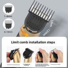 Load image into Gallery viewer, IPX6 Waterproof Type-C Charging Nose & Body Trimmer Electric Shaver 1200mAh Rechargeable Hair Clipper Kit for Men