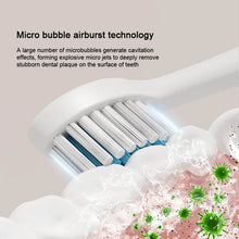 Load image into Gallery viewer, Smart Sonic Electric Toothbrush Teeth Whitening Ultrasonic Vibration Oral Cleaner Tooth Care IPX7 Waterproof Replacement Heads