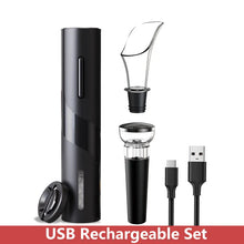 Load image into Gallery viewer, Automatic Electric Wine Openers for Beer USB Rechargeable Beer Bottle Openers Corkscrew Wine Beer Cap Opener Kitchen Accessories