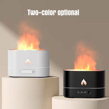 Load image into Gallery viewer, 180ML Air Humidifier Essential Oil Diffuser Aromatherapy Ultrasonic Mist Maker Simulation Flame Lamp USB for Living Room Yoga