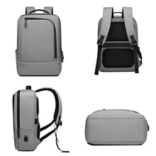 Load image into Gallery viewer, Backpack For Male Business Fashion High-quality Nylon 15.6 Inch Laptop USB Charging Rucksack Man Waterproof Multifunctional