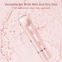 Load image into Gallery viewer, Double-head Electric Shaver Portable Electric Shaver for Women Rechargeable Ipx7 Waterproof Razor Trimmer for Face Body Bikini