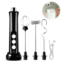 Load image into Gallery viewer, 3 in 1 Milk Frother Electric Milk Foamer Coffee Blender Portable Mini Mixer Kitchen Foam Machine Blower Cappuccino Maker Beater
