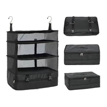 Load image into Gallery viewer, Household Supplies Multifunctional Clothing Travel Storage Three-layer Hanging Bag Travel Storage Bag
