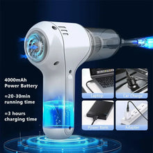Load image into Gallery viewer, 135000PA Car Vacuum Cleaner Strong Suction Wireless Portable Handheld Cleaning Machine Mini Air Duster Car Accessories
