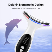 Load image into Gallery viewer, Electric Neck Beauty Device Firming and Lifting Lighten Neck Lines Sonic Vibration Warm Neck Massager Facial Rejuvenation