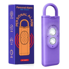 Load image into Gallery viewer, Self Defense Alarm 130dB LED Light Anti-wolf Alert for Teenagers Women Carrying Scream Loud Panic Alarm Emergency Alarm Keychain