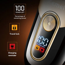 Load image into Gallery viewer, Electric Razor Electric Shaver Rechargeable Shaving Machine For Men Shaver Beard Razor Wet-Dry Use Beard Trimmer Charging Base
