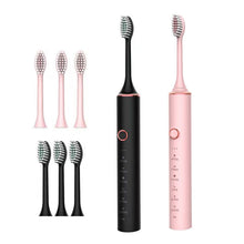 Load image into Gallery viewer, Ultrasonic Sonic Electric Toothbrush for Adults USB Rechargeable Waterproof Electric Teeth Tooth Brushes with 8 Replacement Heads