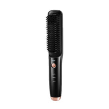 Load image into Gallery viewer, Wireless Hair Straightening Brush USB Charging Hot Comb Iron 3 Temperature Settings Electric Anti-ironing Comb