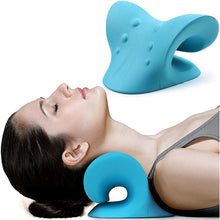 Load image into Gallery viewer, Neck Shoulder Relaxer Cervical Traction Device Posture Corrector Chiropractic Pillow Stretcher Neck Massager For Pain Relief