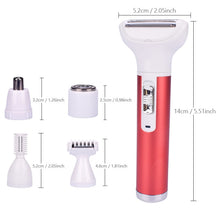Load image into Gallery viewer, 5 in 1 Women Epilator Female Eyebrow Trimmer Lady Shaver For Hair Removal Shaving Machine Face Leg depilator Bikini Depilatory