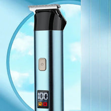 Load image into Gallery viewer, Men's Electric Hair Clipper LCD Digital Display Salon Engraved Home Electric Clipper