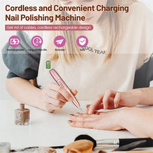 Load image into Gallery viewer, Rechargeable Electric Nail File for Beginner Portable Electric Nail Drill for Home Manicure