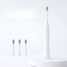 Load image into Gallery viewer, Smart Sonic Electric Toothbrush Teeth Whitening Ultrasonic Vibration Oral Cleaner Tooth Care IPX7 Waterproof Replacement Heads