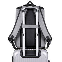 Load image into Gallery viewer, Men's Backpack With USB Charging Bag Waterproof Oxford Cloth Rucksack Male Business Travel Bagpack Reflective Strip Design