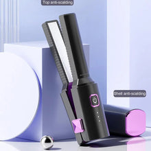 Load image into Gallery viewer, Compact Hair Straightener Electric Hair Straightener Portable Cordless Hair Styler Quick Heat Dual Purpose Straightener for Home