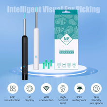 Load image into Gallery viewer, Smart Visual Earpick Ear Wax Removal Tool Endoscope Spoon 1296P HD Ear Cleaner with 6 LED Lights 3.6mm Mini Visual Ear Camera