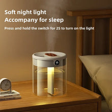 Load image into Gallery viewer, 2000ML Home Air Humidifier USB Dual Spray Ultrasonic Cool Mist Aroma Essential Oil Diffuser Humidifier LED Lamp