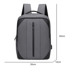 Load image into Gallery viewer, Business Backpack For Male USB Charging Multifunctional Nylon Waterproof Luxury Bags Unisex Holds 15.6-inch Laptop Rucksack