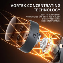 Load image into Gallery viewer, Wireless Air Conditioner Fan 3600mAh Camping Desktop Fan 6 Modes Shaking Ventilator Wall Ceiling Fan Portable Quiet Air Cooling