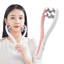 Load image into Gallery viewer, EMS Face Massager Facial Lift Up Machine Microcurrent Cellulite Double Chin Remover Face Massage Roller Skin Tightening Device