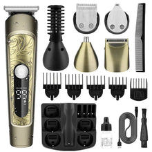 Load image into Gallery viewer, 6 in 1 Multi-functional Waterproof Hair Clipper Ears Nose Hair Trimmer Electric Shaver Men's Grooming Tools