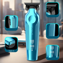 Load image into Gallery viewer, Hair Clipper Professional Electric USB Rechargeable Barber Trimmer Cordless Trimmer Hair Cutting Machine