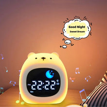Load image into Gallery viewer, Alarm Clock for Teenager Puppy-Shape Toddler Sleep Training Clock Cute Touch Night Light for Teenager Bedroom
