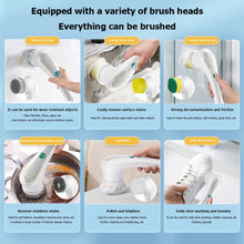 Load image into Gallery viewer, 5-in-1Multifunctional Electric Cleaning Brush usb charging Bathroom Wash Brush Kitchen Cleaning Tool Dishwashing Brush Bathtub