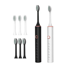 Load image into Gallery viewer, Ultrasonic Sonic Electric Toothbrush for Adults USB Rechargeable Waterproof Electric Teeth Tooth Brushes with 8 Replacement Heads