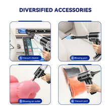 Load image into Gallery viewer, 9600000Pa Wireless Car Vacuum Cleaner 5 in1 Strong Suction Dust Catcher Portable Handheld Wet Dry Vacuum Cleaner Air Duster