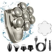 Load image into Gallery viewer, Bald Head Shavers Men Head Shavers For Men Detachable Shaver Heads, Dual-Speed Adjustable Full Grooming Kit LED Display