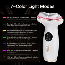 Load image into Gallery viewer, Neck Face Beauty Device Hot Cold Compress 7 Colors LED Double Chin Anti Wrinkle Microcurrent Face Lifting Machine