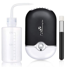 Load image into Gallery viewer, 3 in 1 USB Air Conditioning Lash Fan Dryer Lash Shampoo Brushes Nose Brush eyelash Wash Bottle for Eyelash Extension supplies
