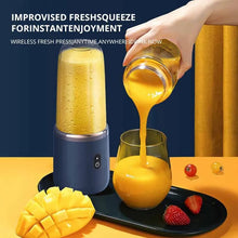 Load image into Gallery viewer, Portable Small Electric Juicer Stainless Steel Blade Cup Juicer Fruit Automatic Smoothie Blender Kitchen Tool