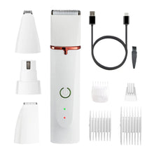 Load image into Gallery viewer, 4in1 Cat Dog Nail Cutter Dog Hair Cutting Machine Professional Pet Electric Shaver Silent Puppy Hair Care Supplies