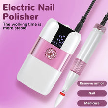 Load image into Gallery viewer, Professional Nail Drill Machine Kit 15000RPM Cordless Rechargeable Electric Nail File for Pedicure & Gel Nail Art