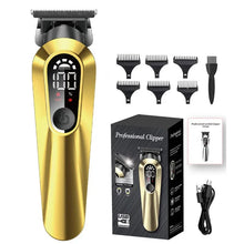 Load image into Gallery viewer, Professional Digital Men's Electric Hair Clipper Household Hair Trimmer Multifunctional Hair Salon Hairdressing Machine