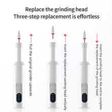 Load image into Gallery viewer, Electric Nail Drill Machine with Charging Base Electric Nail Sander Cordless Rechargable Manicure Pedicure Set Nail Art Tools