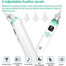 Load image into Gallery viewer, Electric Baby Nasal Vacuum Cleaner Infant Nasal Aspirator Newborn Hygiene Kit Mucus Runny Nose Inhaler Kids Healthy Care Stuff