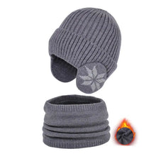 Load image into Gallery viewer, Girls Hat Scarf Set Kids Hat Scarf Set Cozy Winter Children's Hat Scarf Set Printed Thickened Windproof for Warmth Elasticity